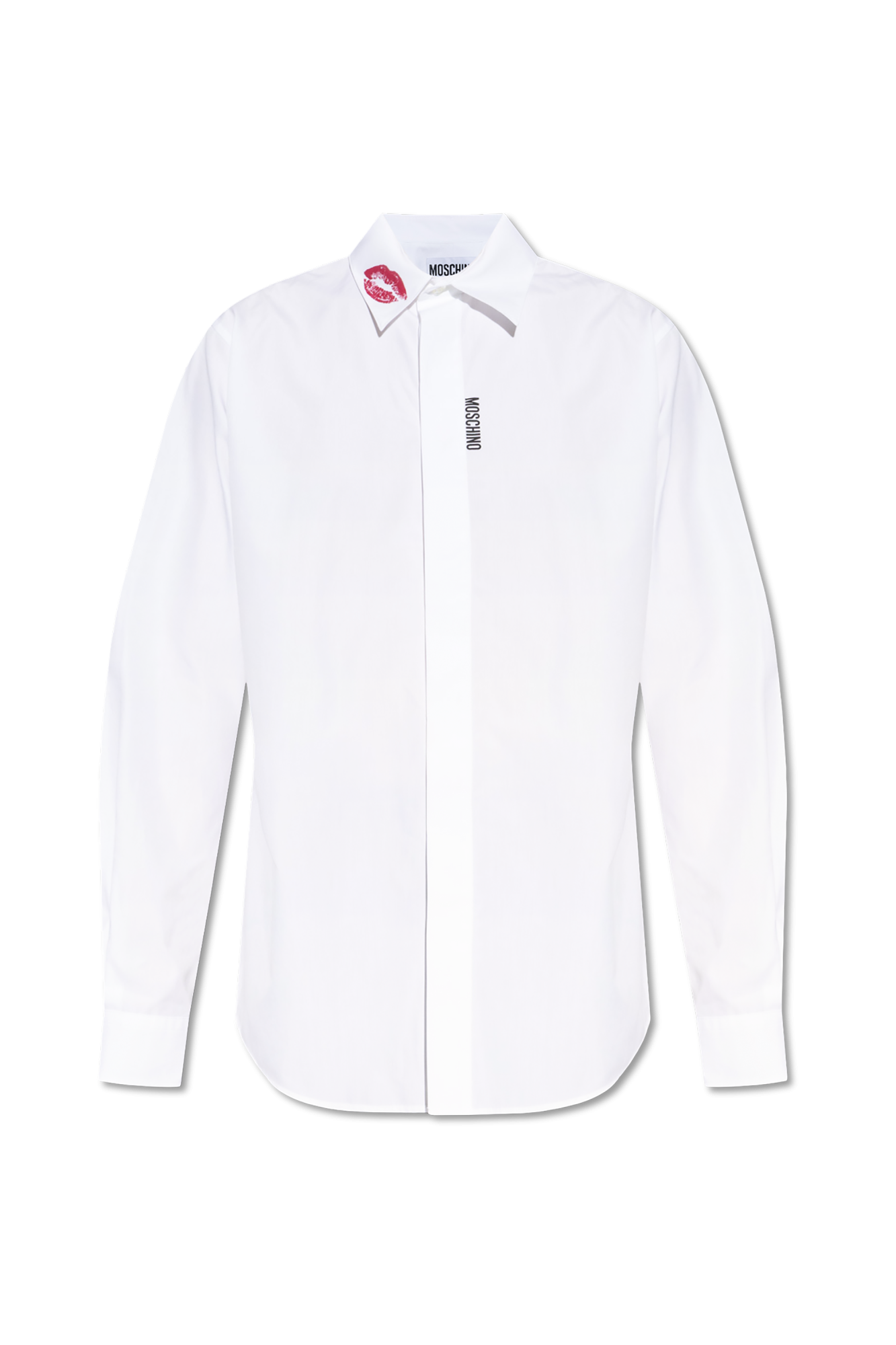 Tシャツ・カットソー Moschino SS25 Patchwork print shirt (A02360567 1888) Moschino graphic-print T-shirt | White | FARFETCH